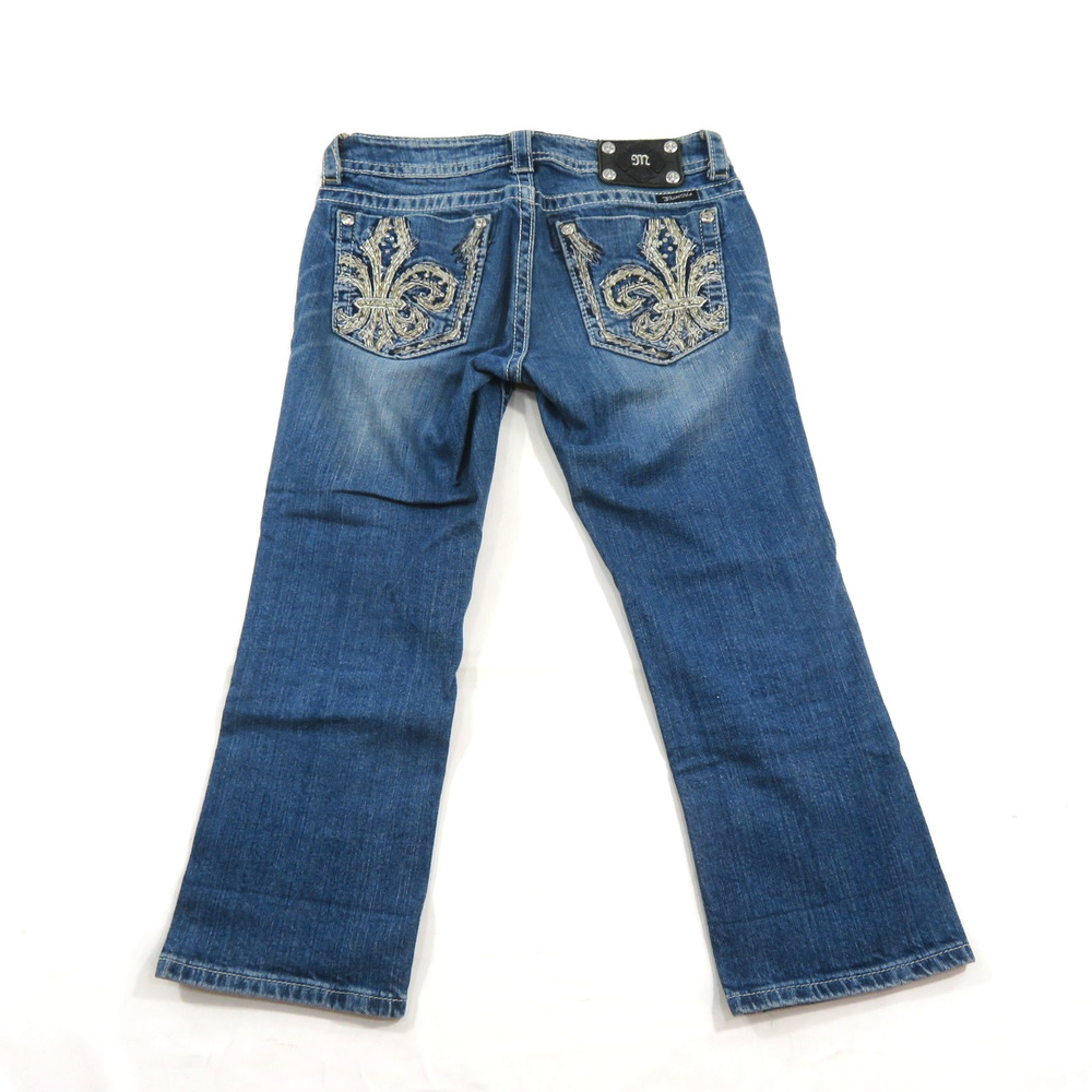 Miss Me Blue Jeans JP5455P Capri Sz 28 Measured 29x23